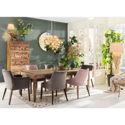 KARE Design Stühle-Stuhl Mode Velvet Grau