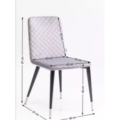 KARE Design Stühle-Stuhl Montmartre Grau
