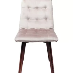 KARE Design Stühle-Stuhl Moritz Velvet Silbergrau