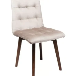 KARE Design Stühle-Stuhl Moritz Velvet Silbergrau