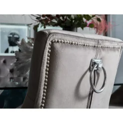 KARE Design Stühle-Stuhl Prince Velvet Grau