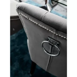 KARE Design Stühle-Stuhl Prince Velvet Grau