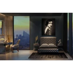 KARE Design Stühle-Stuhl Prince Velvet Grau