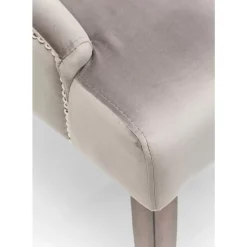 KARE Design Stühle-Stuhl Prince Velvet Grau