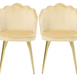 KARE Design Stühle-Stuhl Princess Beige (2/Set)