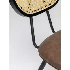 KARE Design Stühle-Stuhl Rosali Braun