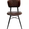 KARE Design Stühle-Stuhl Samba Leder Braun