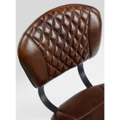 KARE Design Stühle-Stuhl Samba Leder Braun