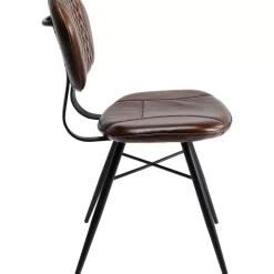 KARE Design Stühle-Stuhl Samba Leder Braun