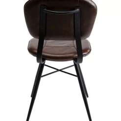 KARE Design Stühle-Stuhl Samba Leder Braun