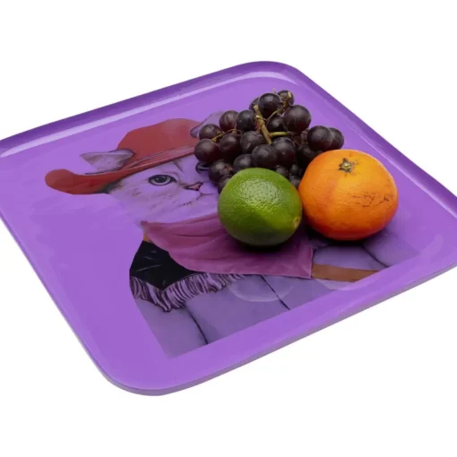 KARE Design Geschirr & Tischaccessoires-Tablett Ego Cat 27X27Cm