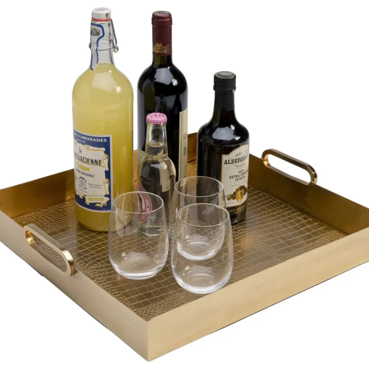 KARE Design Geschirr & Tischaccessoires-Tablett Serpente 42X41Cm