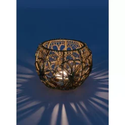 KARE Design Deko & Geschenkartikel-Teelichthalter Hayat Brass O12Cm