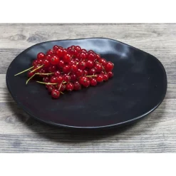 KARE Design Geschirr & Tischaccessoires-Teller Organic Black O20Cm