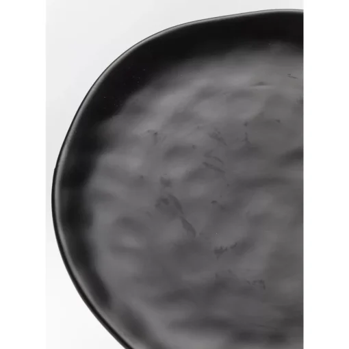 KARE Design Geschirr & Tischaccessoires-Teller Organic Black O26Cm