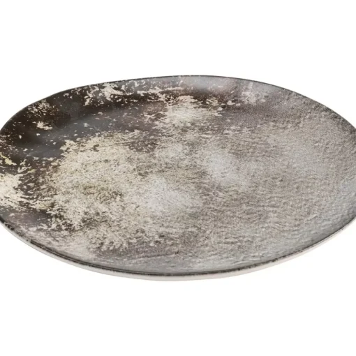 KARE Design Geschirr & Tischaccessoires-Teller Savannah Braun/Grau Matt O20Cm