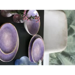 KARE Design Geschirr & Tischaccessoires-Teller Tief Shirley Violett O21Cm