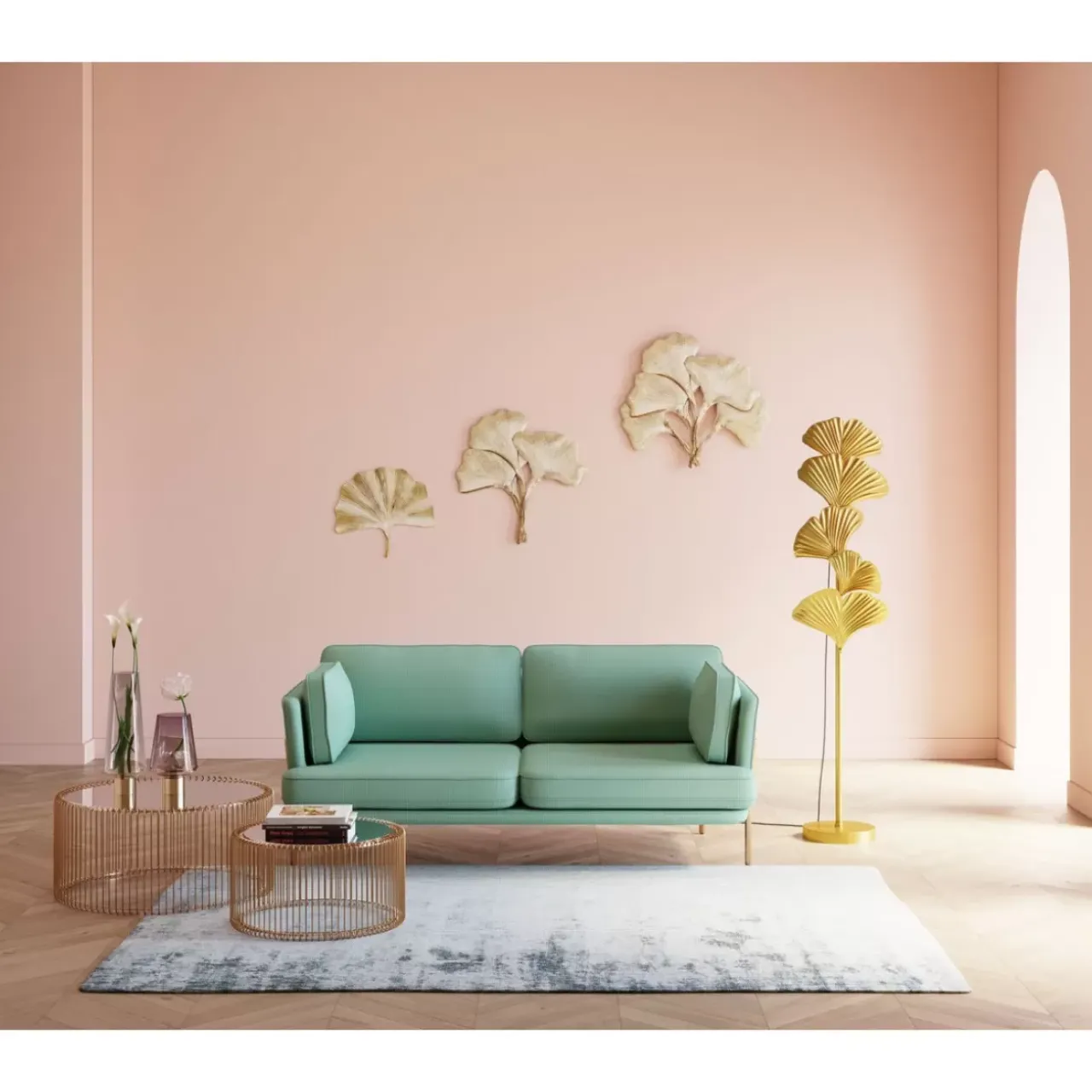 KARE Design Teppiche-Teppich Glimmer Blau 170X240Cm