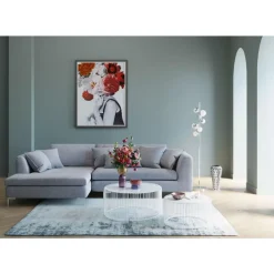 KARE Design Teppiche-Teppich Glimmer Blau 170X240Cm