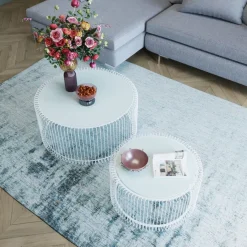 KARE Design Teppiche-Teppich Glimmer Blau 170X240Cm