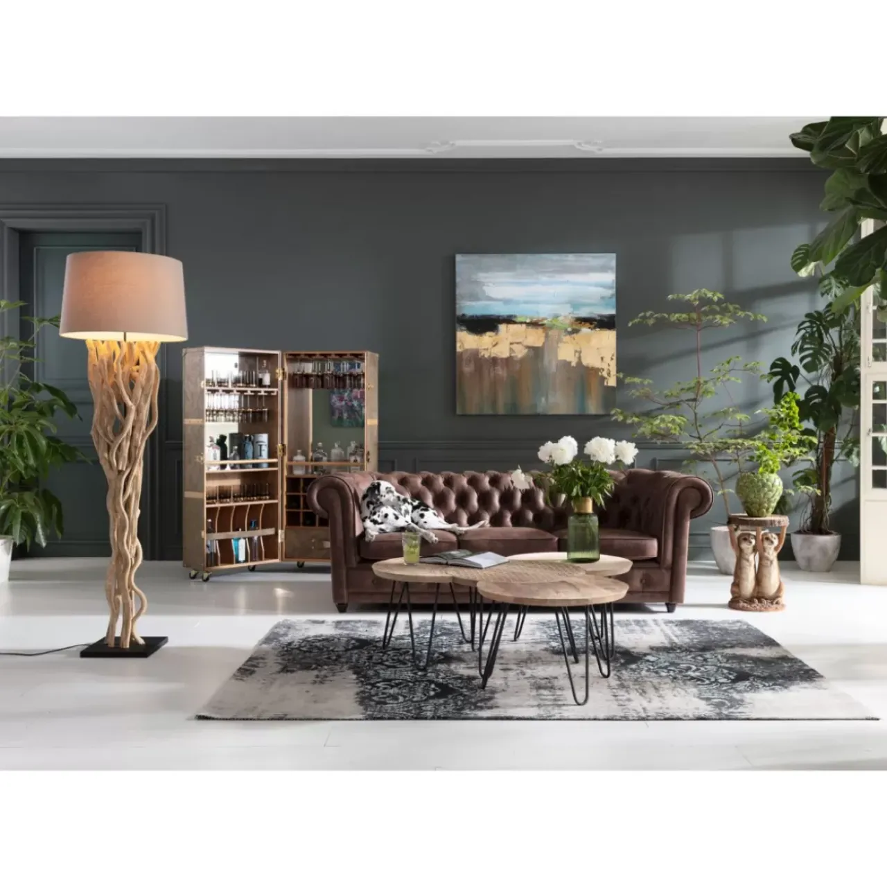 KARE Design Teppiche-Teppich Kelim Ornament Turkis 200X300Cm