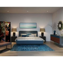 KARE Design Teppiche-Teppich Kelim Pop Turquoise 200X300Cm