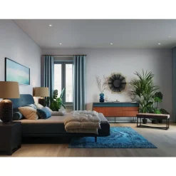 KARE Design Teppiche-Teppich Kelim Pop Turquoise 170X240Cm