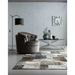 KARE Design Teppiche-Teppich Squares Grau 170X240Cm