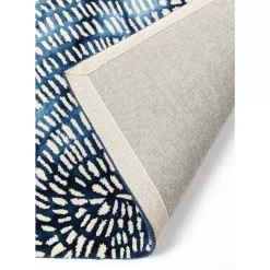 KARE Design Teppiche-Teppich Stamp Blau 200X300Cm