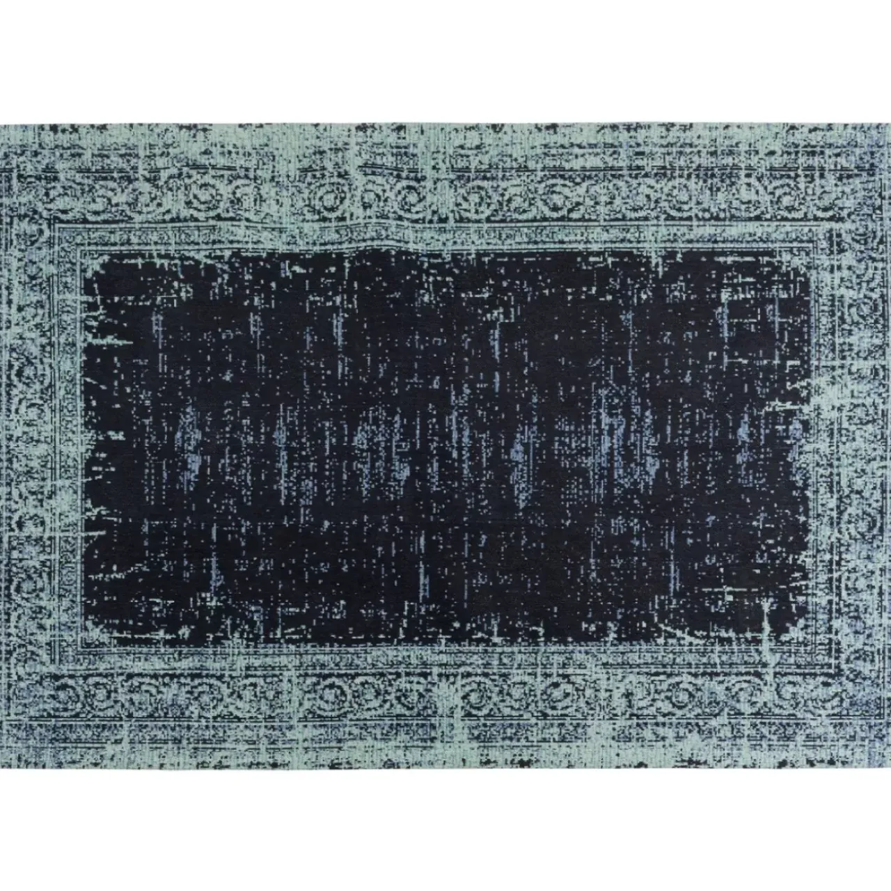 KARE Design Teppiche-Teppich Vintage Deep Sea Blau 170X240Cm
