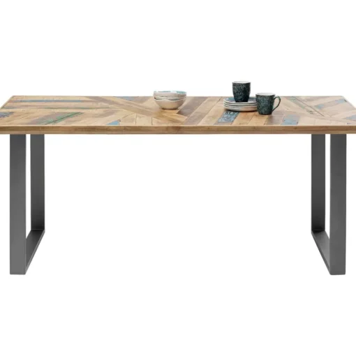 KARE Design Tische-Tisch Abstract Rohstahl 180X90