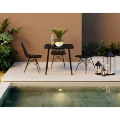 KARE Design Outdoormöbel-Tisch Bora Bora 80X80