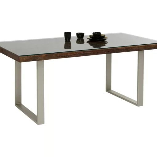 KARE Design Tische-Tisch Conley Silber 180X90