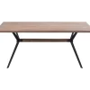 KARE Design Tische-Tisch Downtown Walnuss 220X100Cm