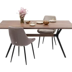 KARE Design Tische-Tisch Downtown Walnuss 220X100Cm