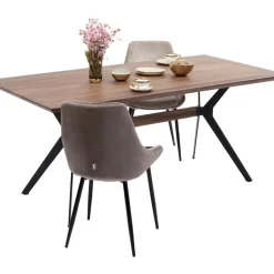 KARE Design Tische-Tisch Downtown Walnuss 220X100Cm