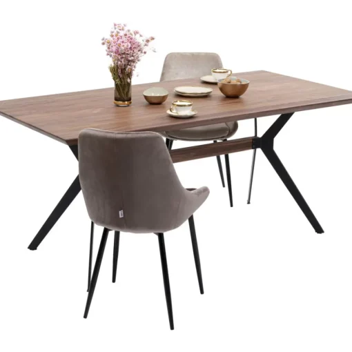 KARE Design Tische-Tisch Downtown Walnuss 220X100Cm