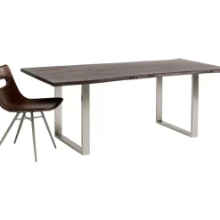 KARE Design Tische-Tisch Harmony Dunkel Chrom 180X90