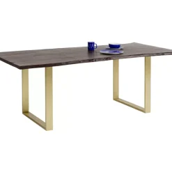 KARE Design Tische-Tisch Harmony Dunkel Messing 160X80