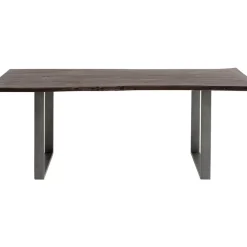 KARE Design Tische-Tisch Harmony Dunkel Rohstahl 200X100