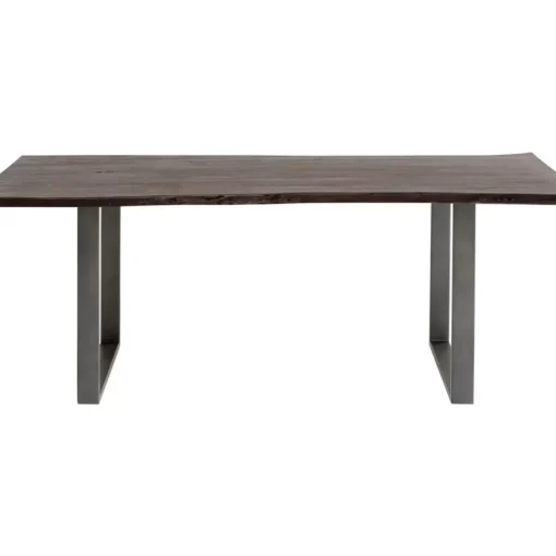 KARE Design Tische-Tisch Harmony Dunkel Rohstahl 200X100