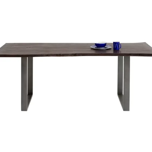 KARE Design Tische-Tisch Harmony Dunkel Rohstahl 200X100
