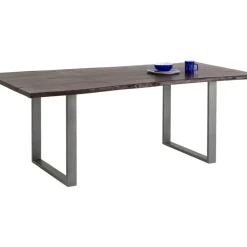 KARE Design Tische-Tisch Harmony Dunkel Rohstahl 200X100