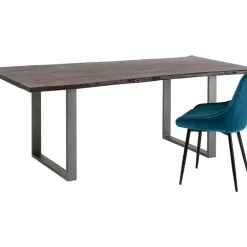 KARE Design Tische-Tisch Harmony Dunkel Rohstahl 200X100
