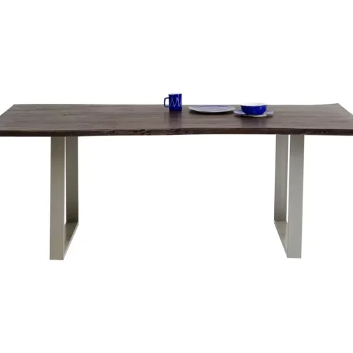 KARE Design Tische-Tisch Harmony Dunkel Silber 160X80