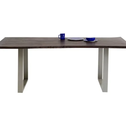 KARE Design Tische-Tisch Harmony Dunkel Silber 180X90