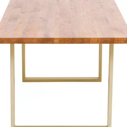KARE Design Tische-Tisch Jackie Eiche Messing 160X80