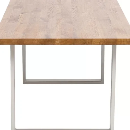 KARE Design Tische-Tisch Jackie Eiche Silber 160X80