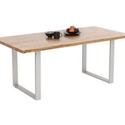 KARE Design Tische-Tisch Jackie Eiche Silber 160X80