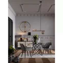 KARE Design Tische-Tisch Molekular Schwarz O120Cm